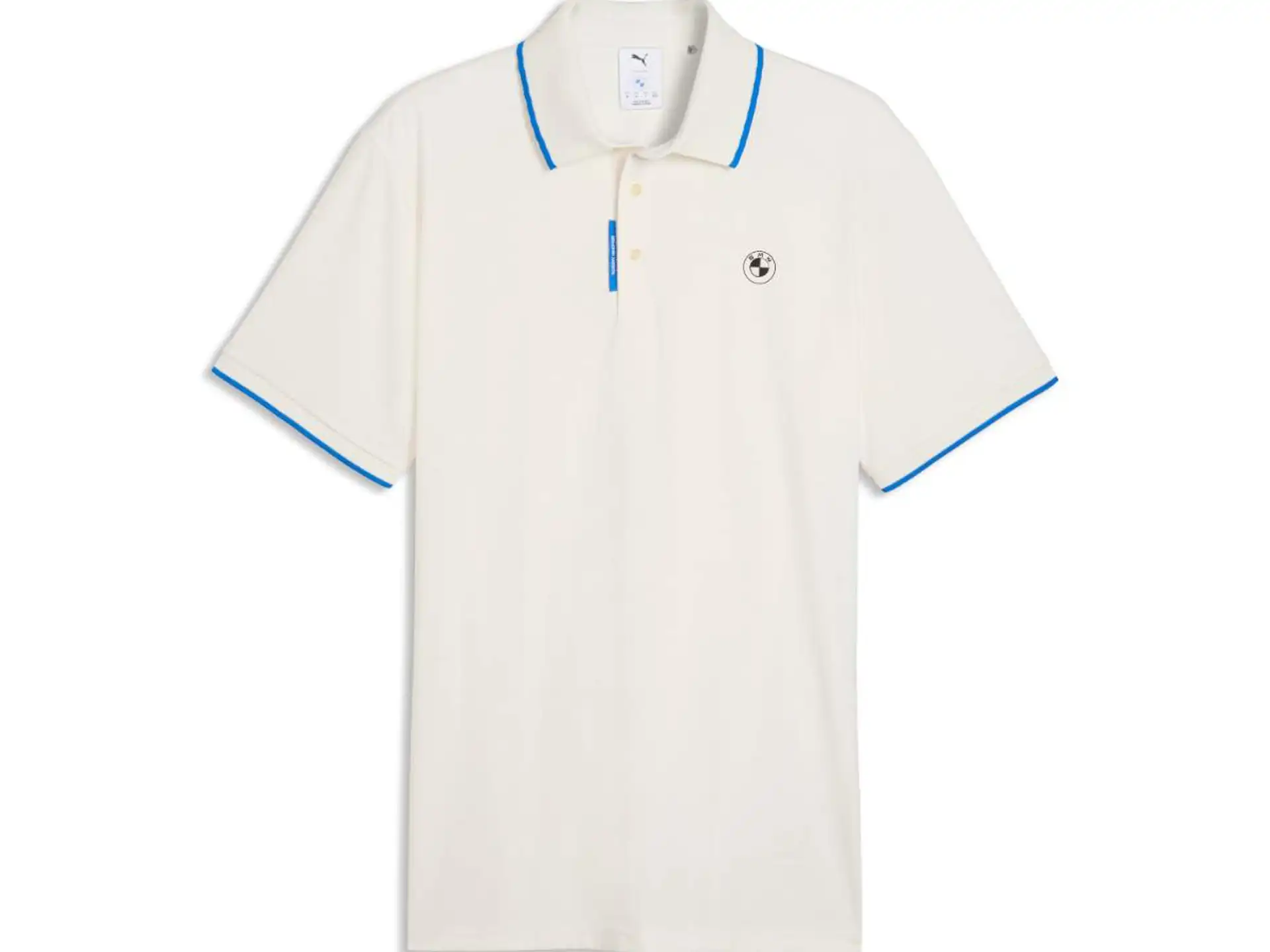 BMW Twisted Diamond Poloshirt Herren warmweiß