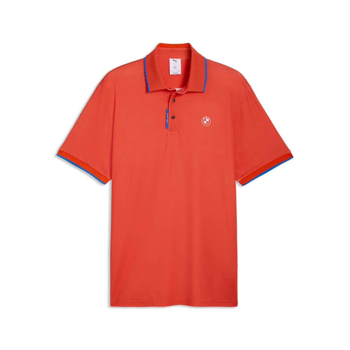 BMW Twisted Diamond Poloshirt Herren dunkles orange