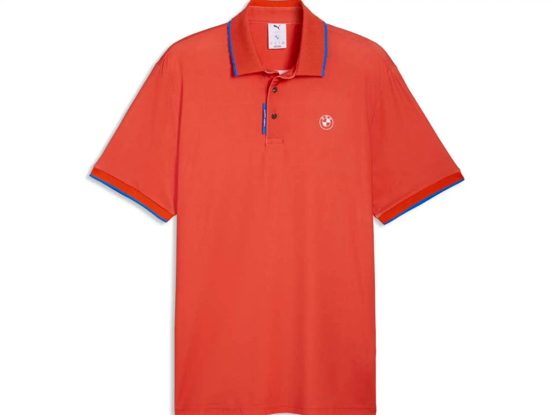 BMW Twisted Diamond Poloshirt Herren dunkles orange