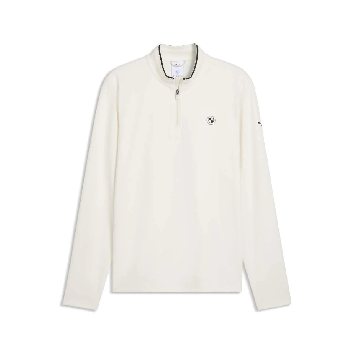 BMW Cloudspun 1/4 Zip Herren warmweiß