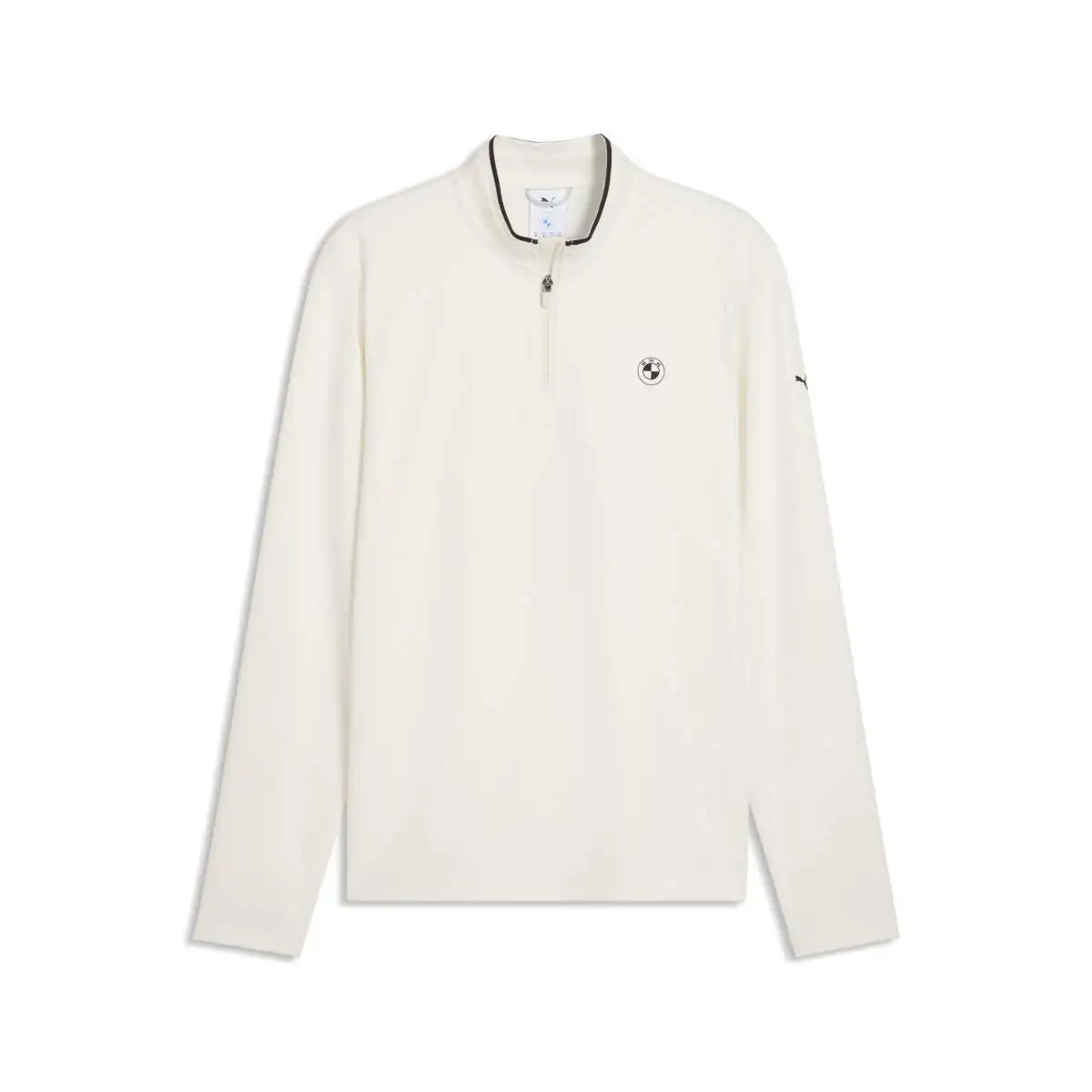 BMW Cloudspun 1/4 Zip Herren warmweiß
