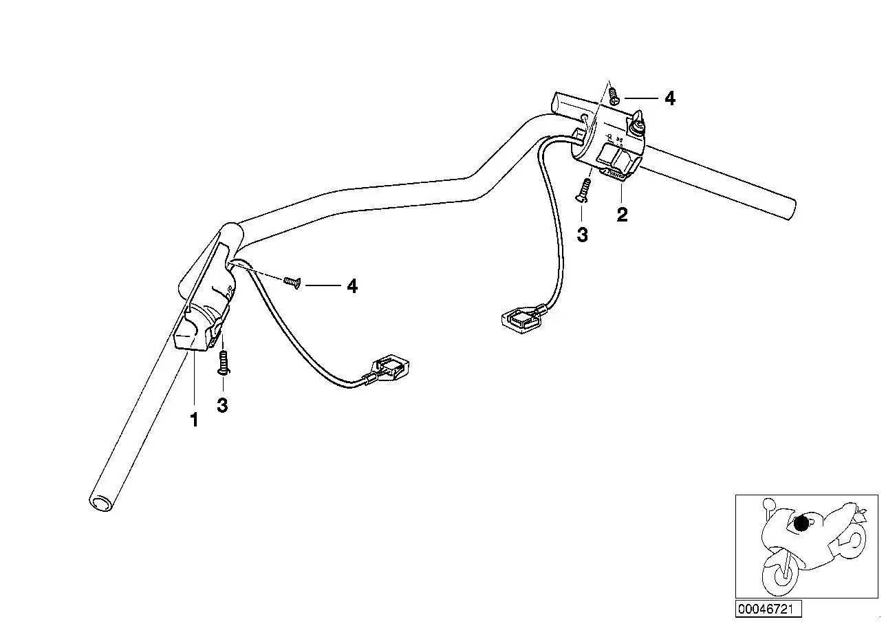 BMW Kombischalter rechts R21 R21A 61317710224