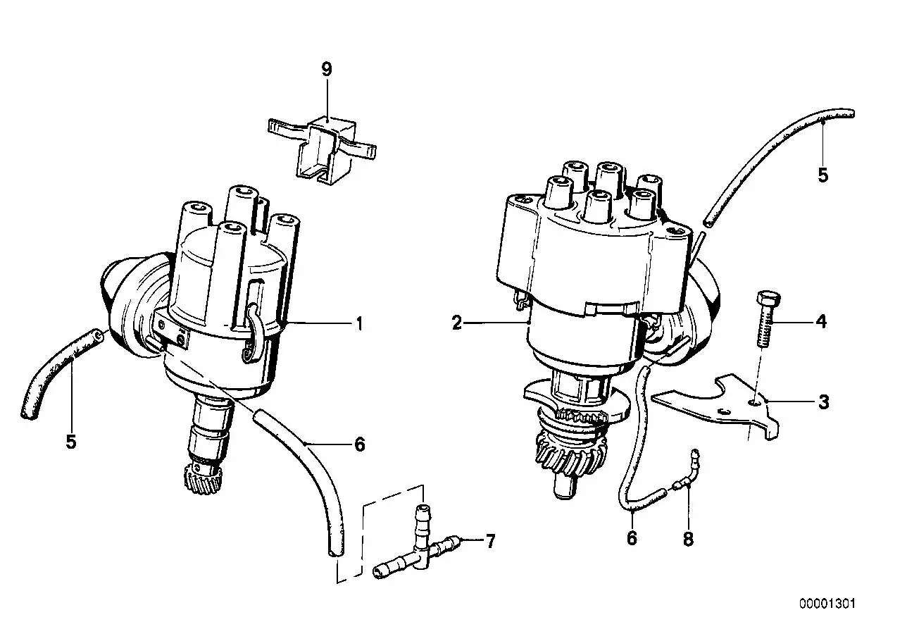 BMW Zündverteiler 12111286629 - Bildposition 01