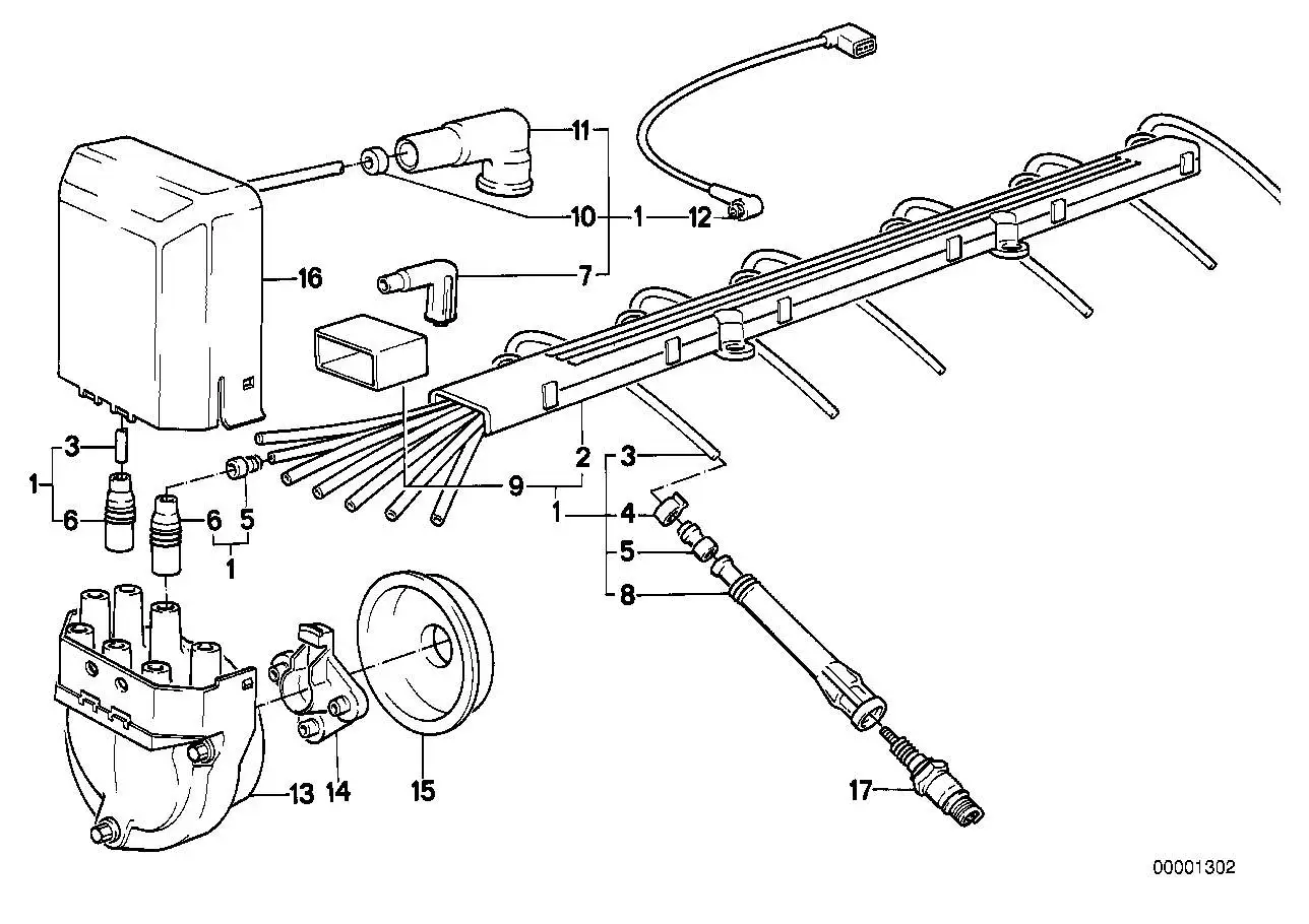 BMW Impulsgeber E28 E30 E34 12121722570 - Bildposition 12