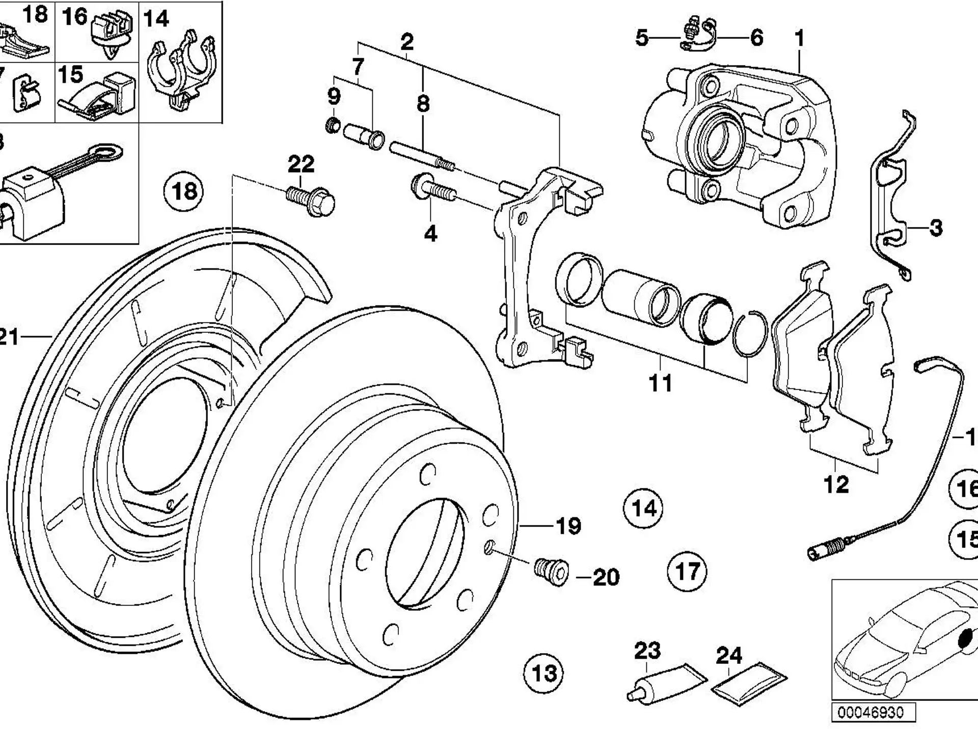 BMW Schutzblech links E36 E46 E85 E86 34211158991