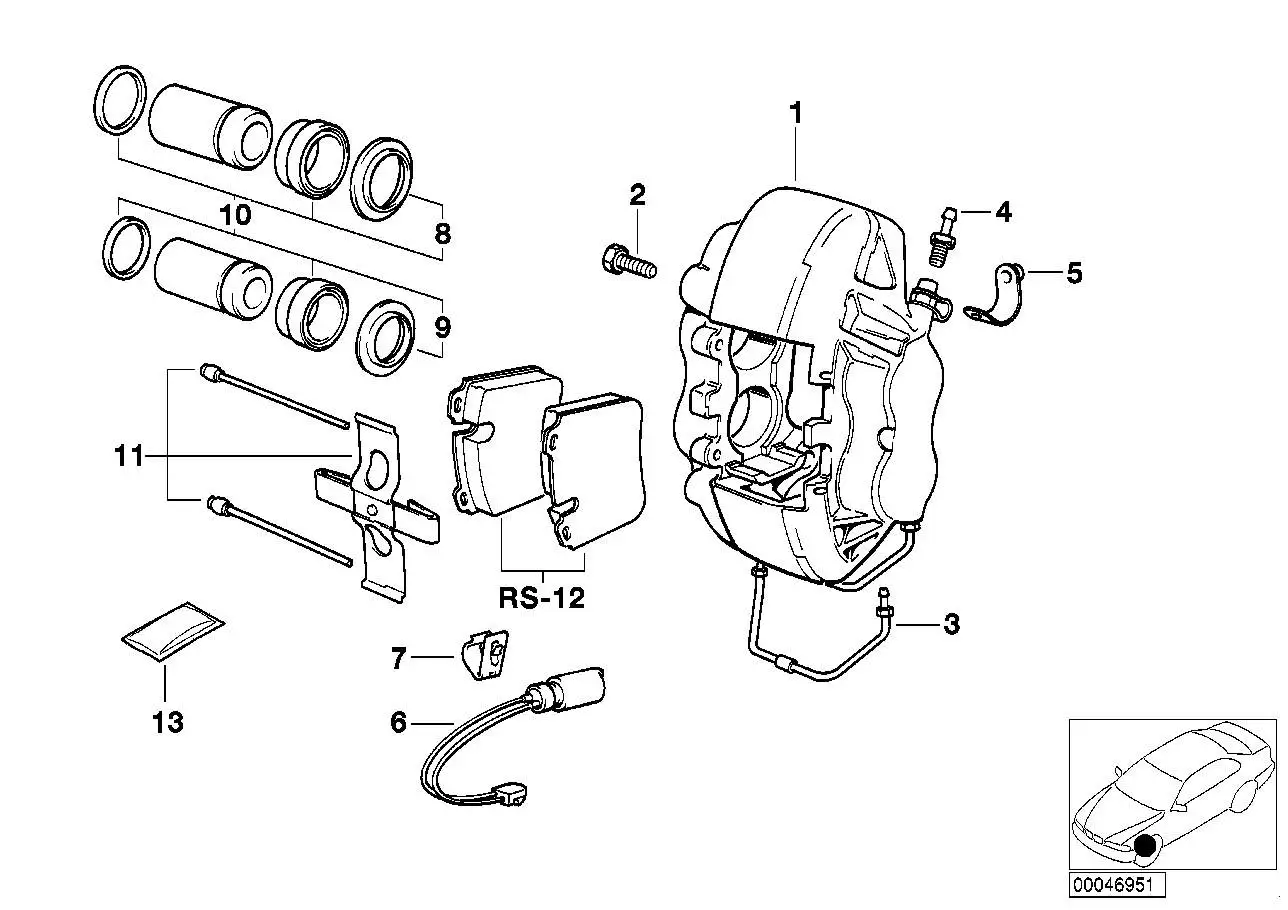 BMW Verbindungsrohr E32 34111160192
