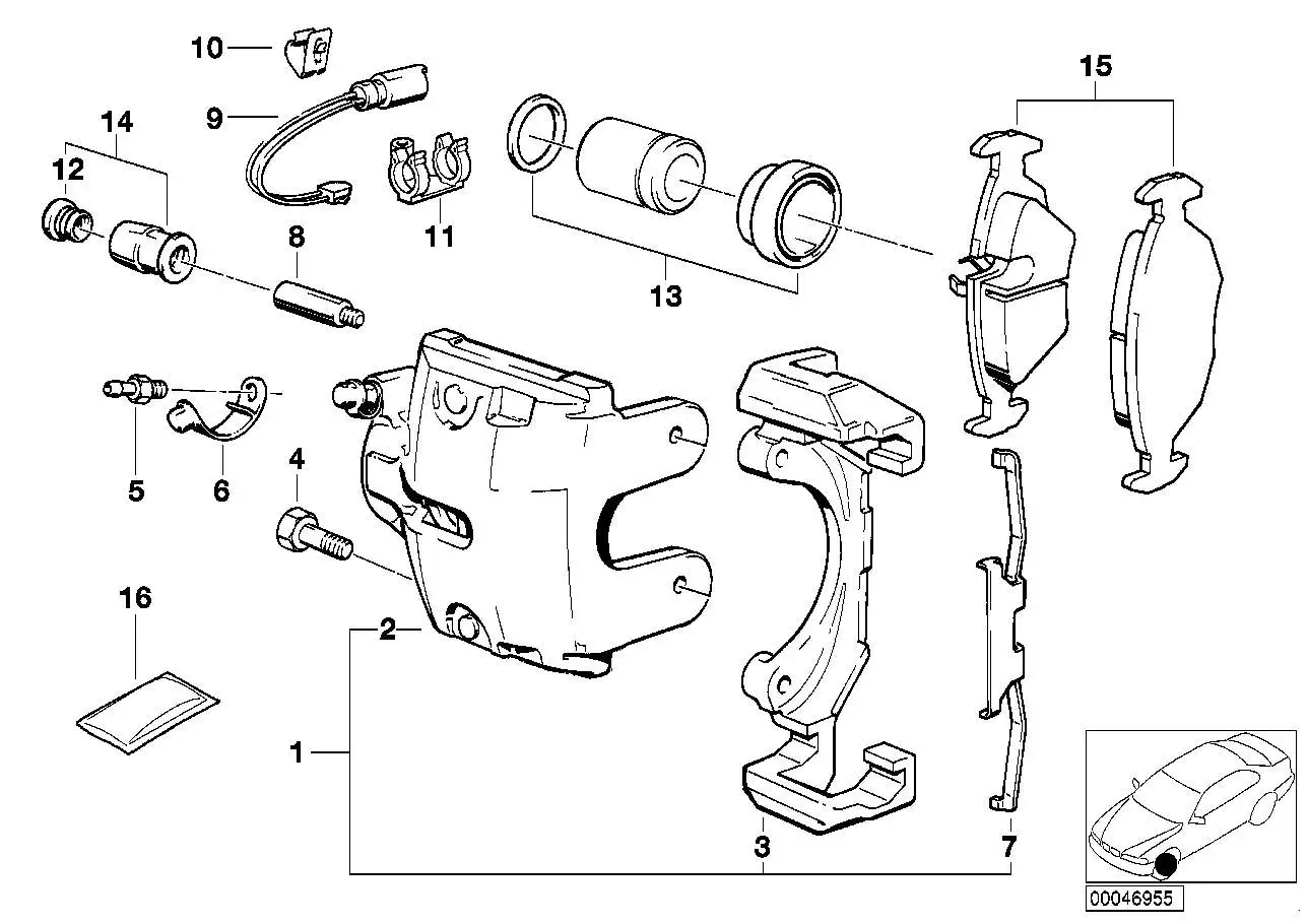BMW Haltefeder E32 E34 34111157687