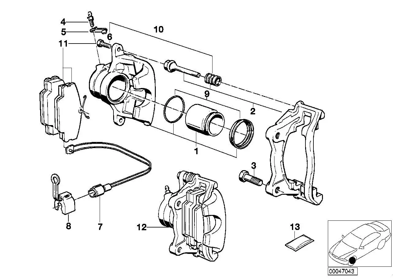BMW Entlüfterventil E21 E30 E36 34111121206 - 3er E21, Z1 E30, Z3