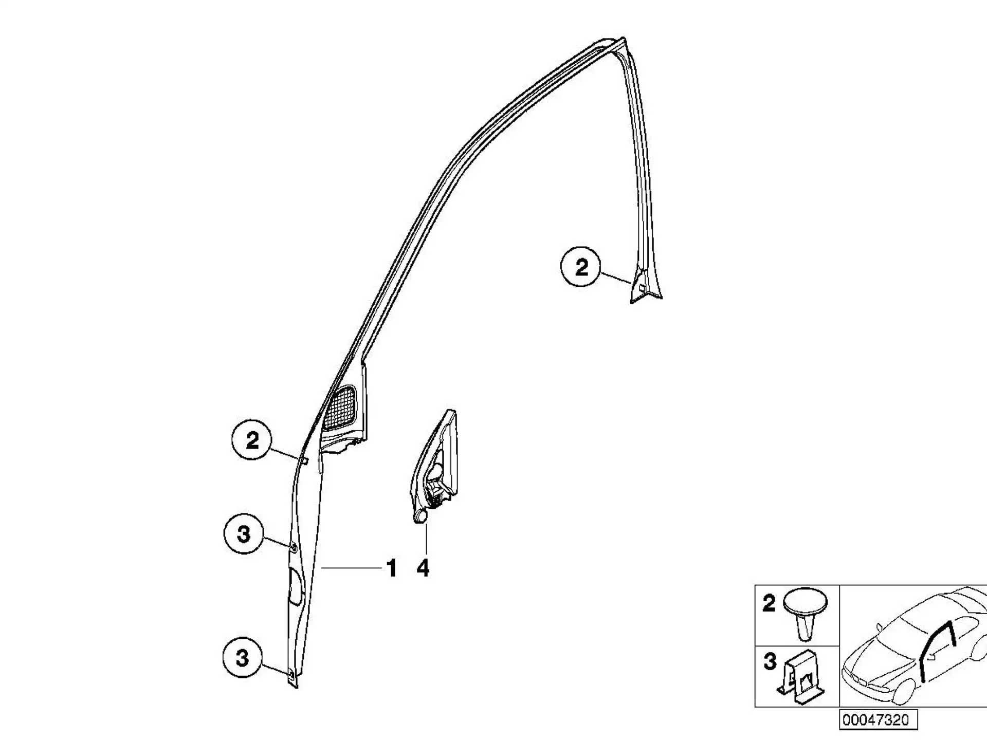 BMW Clip E39 E46 E65 E66 G11 G12 51348204145