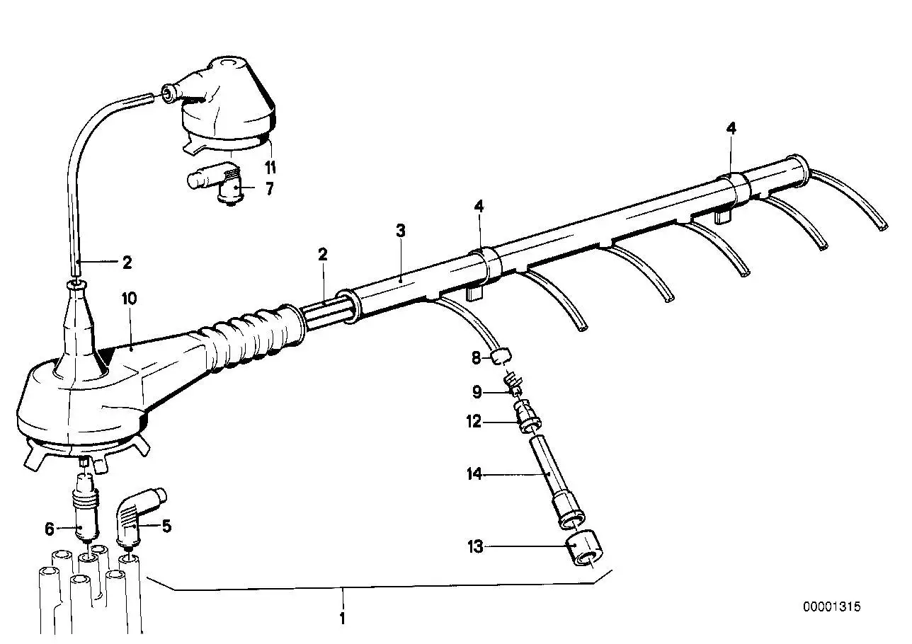 BMW Kennzeichnungsring E12 E21 E23 E24 E28 E30 E32 E34 1212170619
