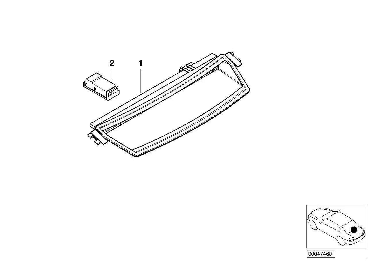 BMW Universal-Stiftgehäuse uncodiert E46 E60 E61 E65 E66 E84 F20