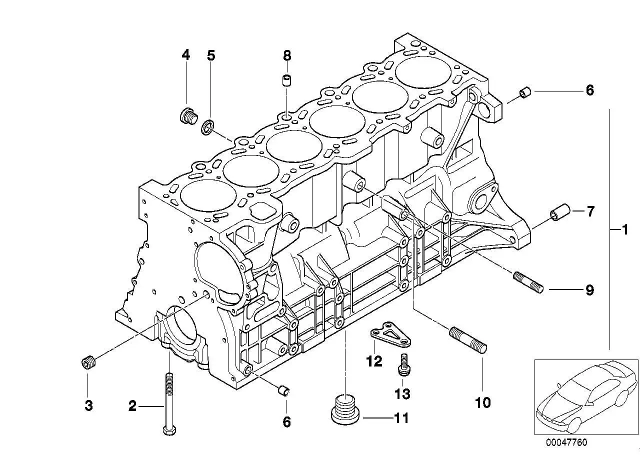 BMW Stützblech E36 E38 E39 E46 E53 E60 E61 E65 E66 E83 E85 111117