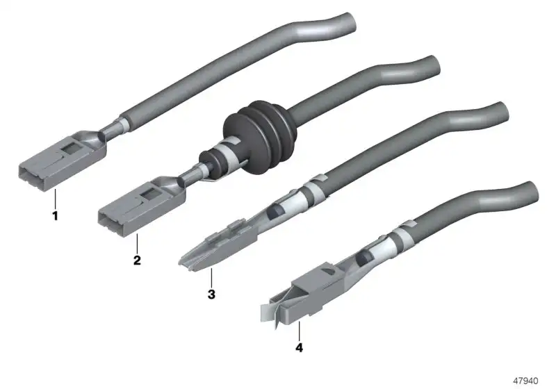 BMW Flachfederkontakt MDK4 2.8 mit Kabel E36 E38 E39 E46 E53 E81