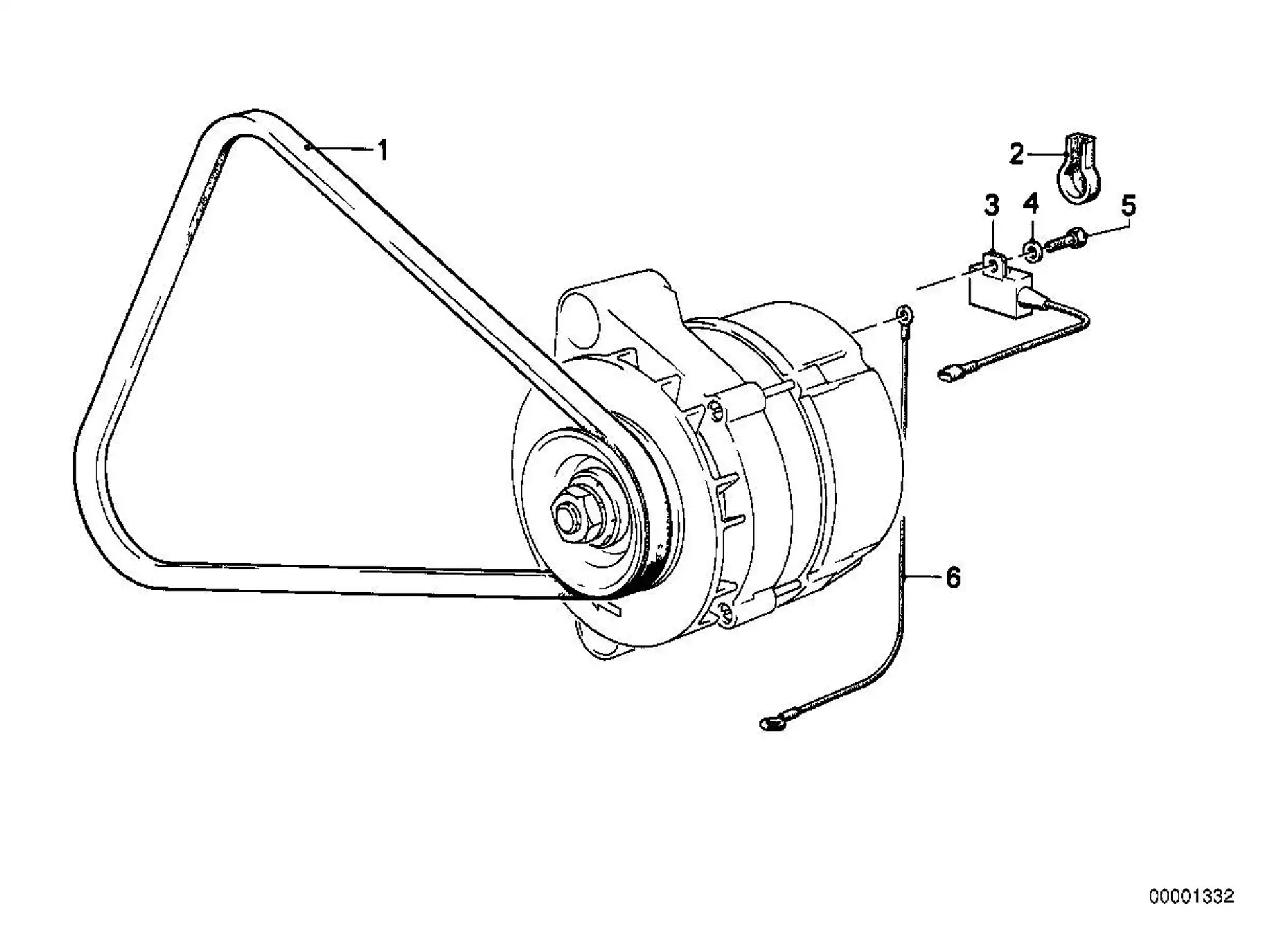 BMW Keilriemen E30 E34 11231717952