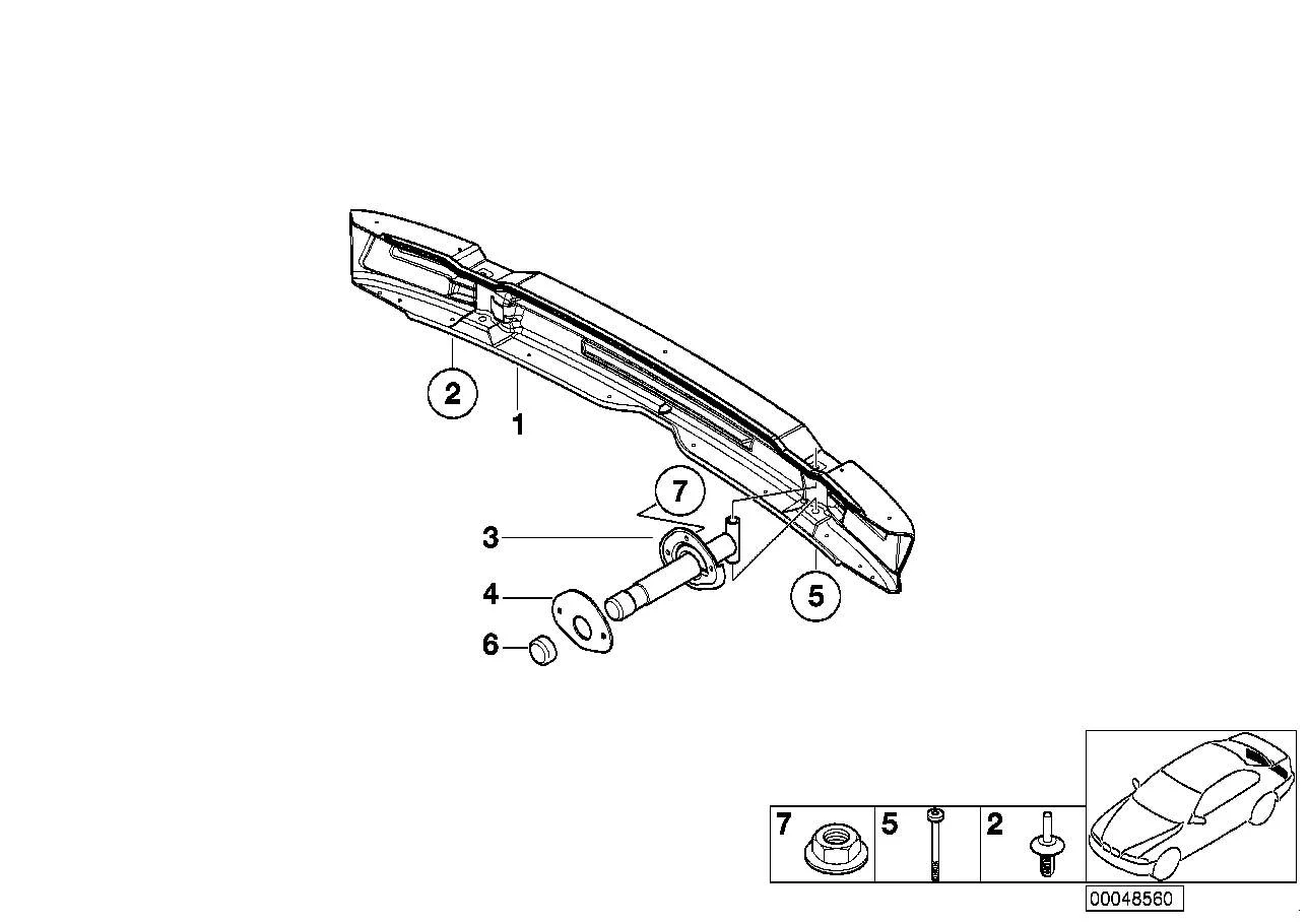 BMW Pralldämpfer hinten links E46 51127055337