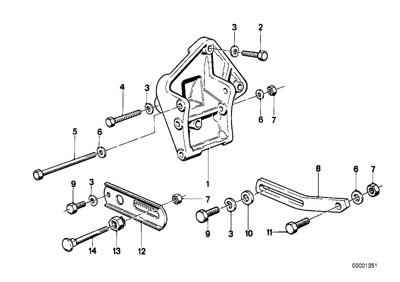 BMW Sechskantschraube E12 E21 E28 E30 E34 12311716014 - Bildposit