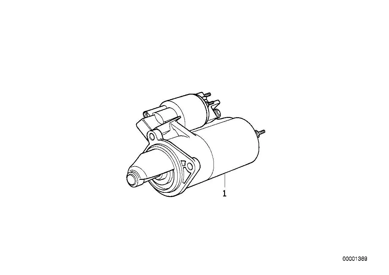 BMW Anlasser E30 E12 E21 12411312130