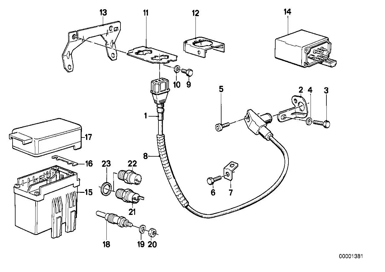 BMW Glühstift E30 E34 E36 E38 E39 12232241389