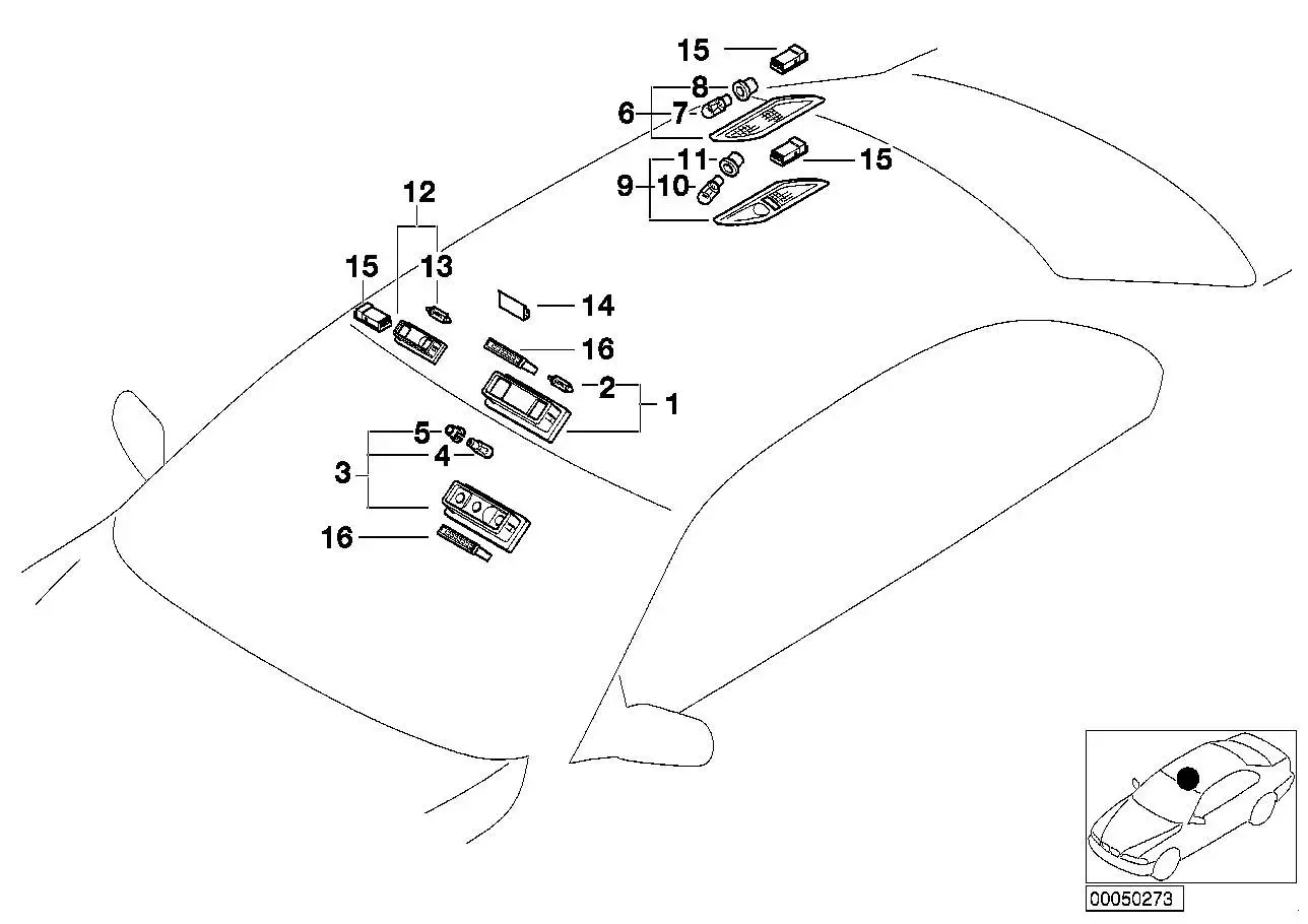 BMW Lampenfassung E46 E53 E60 E61 E63 E64 E65 E66 E83 E85 E86 F01