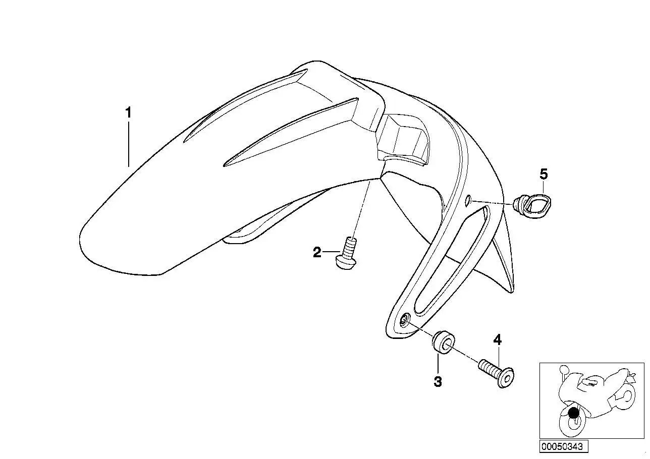 BMW Distanzbuchse R21 R21A 46617653176 - R21, R21A / Bildposition
