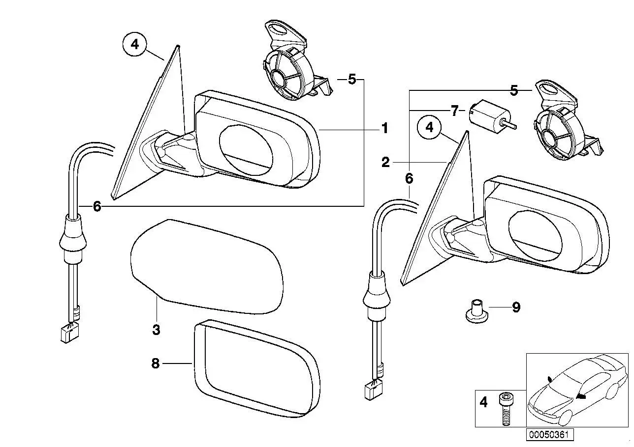 BMW Kabelsatz links E46 67138379003 - Bildposition 06