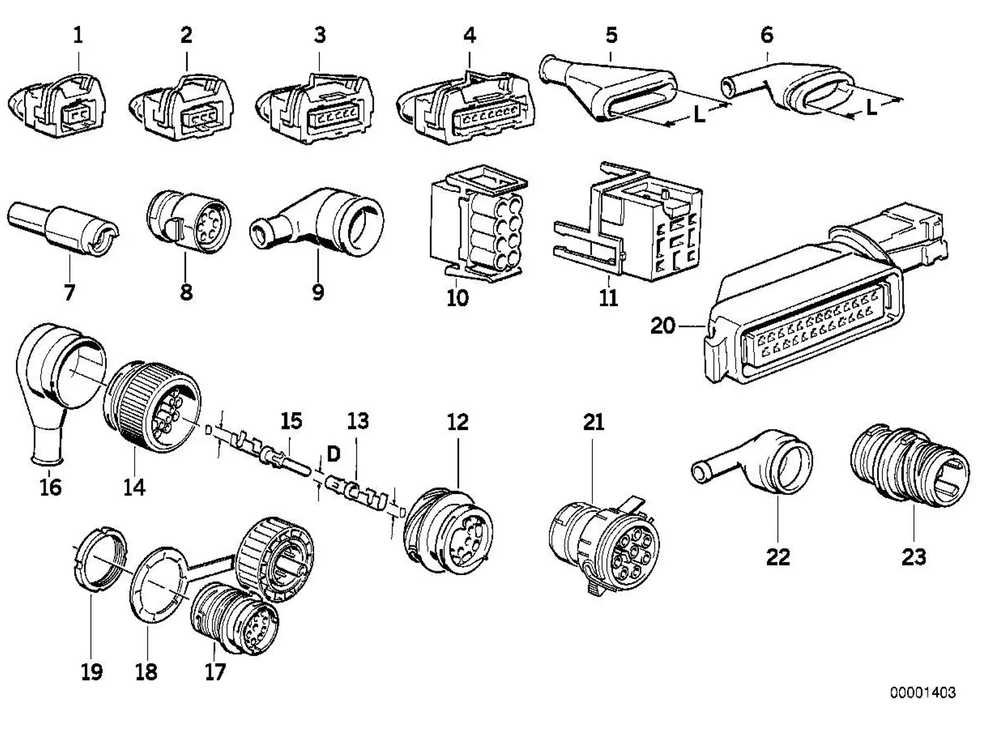 BMW Schutzkappe A10 E24 E28 E30 E32 E34 12521707302