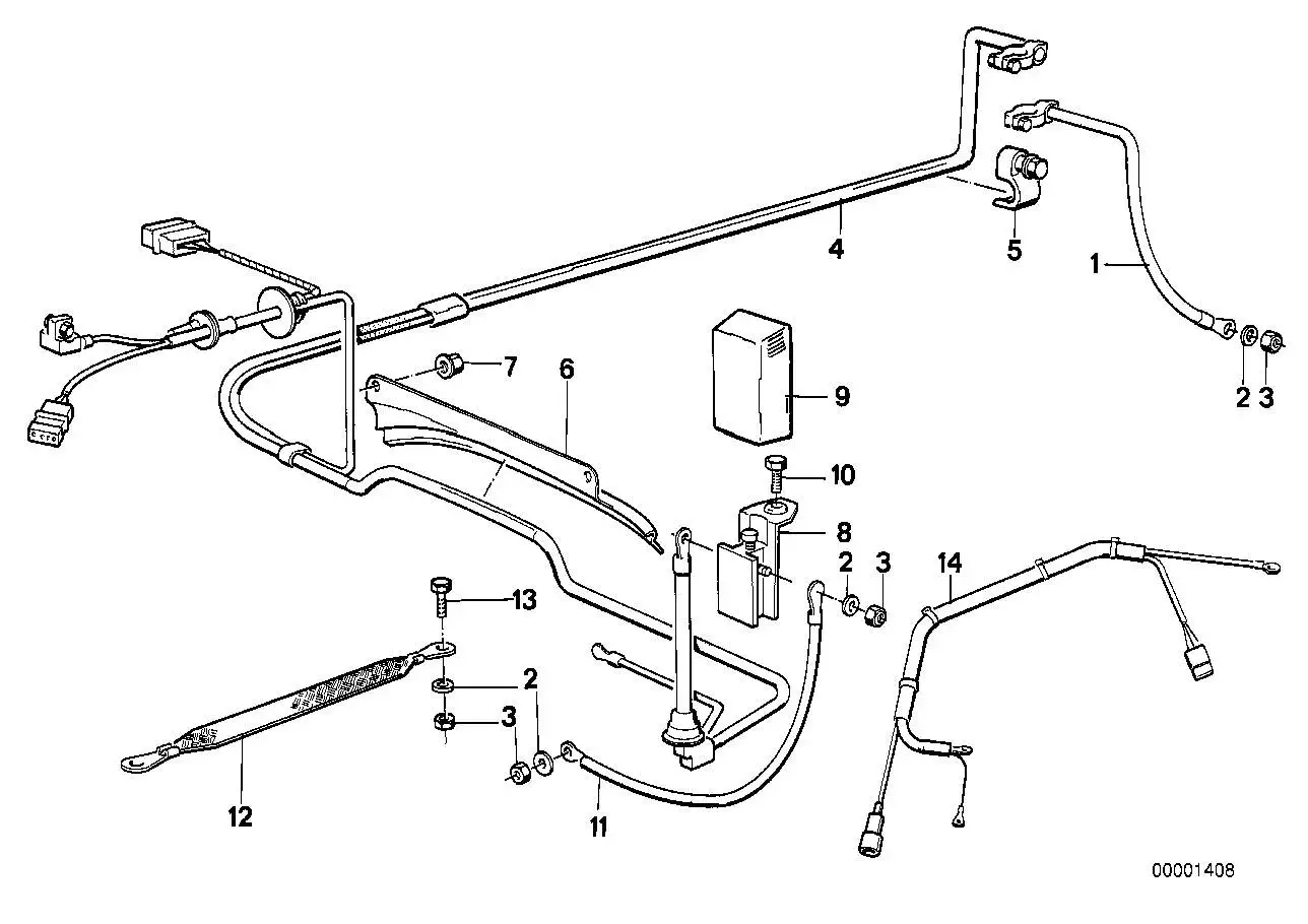 BMW Abdeckung E32 12421714087