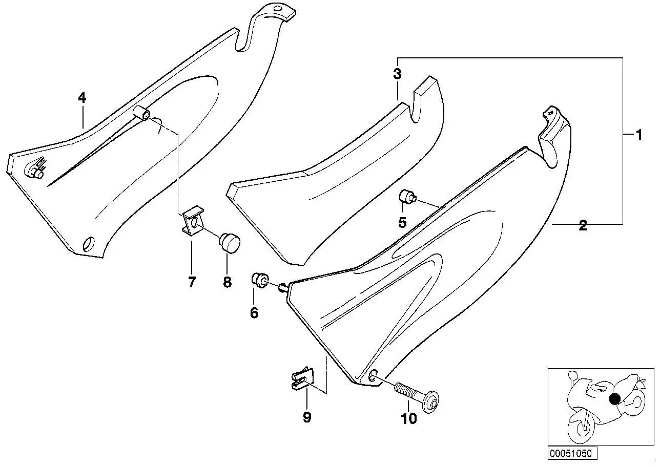 BMW Gummitülle 46632346142 - Bildposition 06