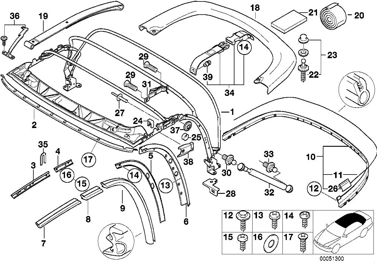 BMW Kugelbolzen E52 E65 E66 41218407017 - Bildposition 33