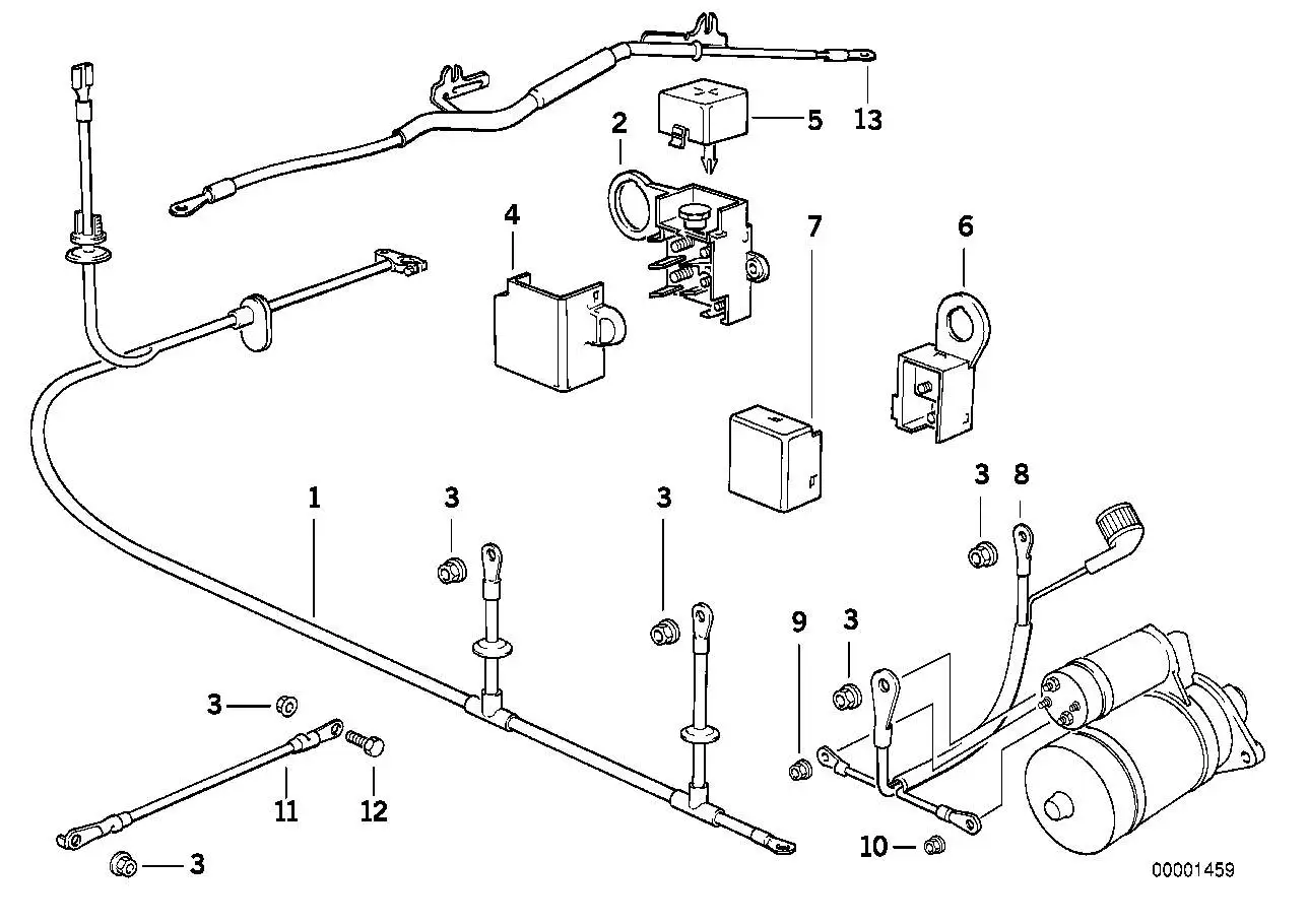 BMW Lasche E36 12521724197
