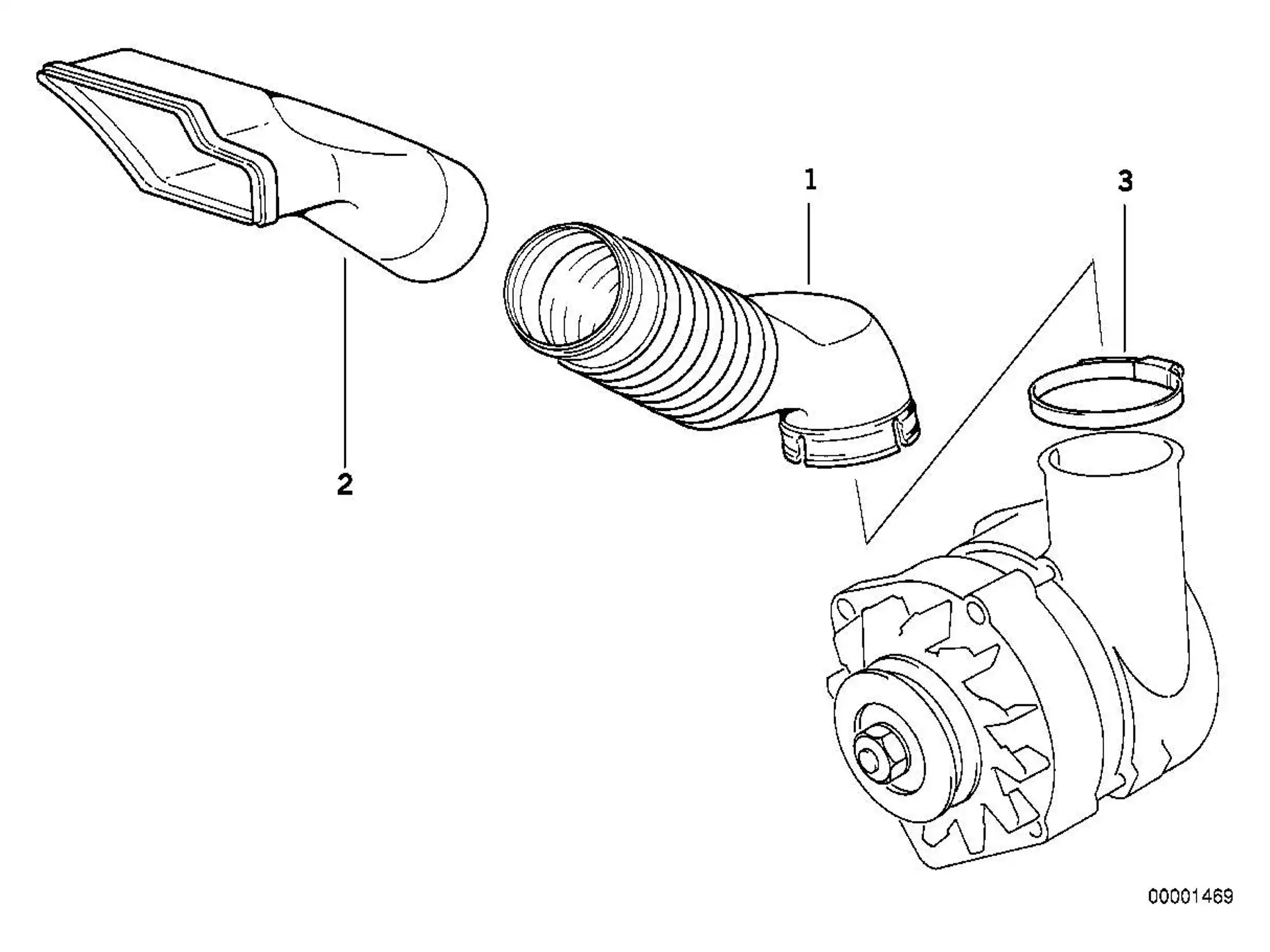 BMW Faltenbalg E36 12311735915