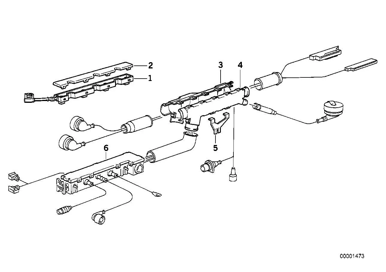 BMW Steckerschiene E34 E36 12511732222