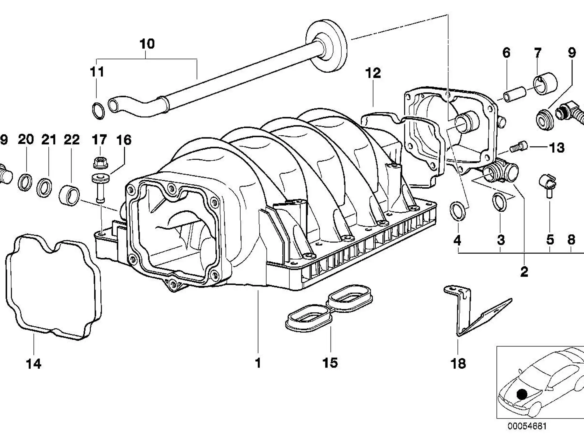 BMW Deckel E31 E38 E39 11617501563