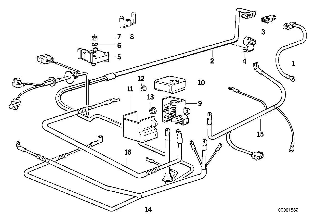 BMW Abdeckung Stützpunkt B+ E31 E32 E34 12521736073 - 5er E34 Lim