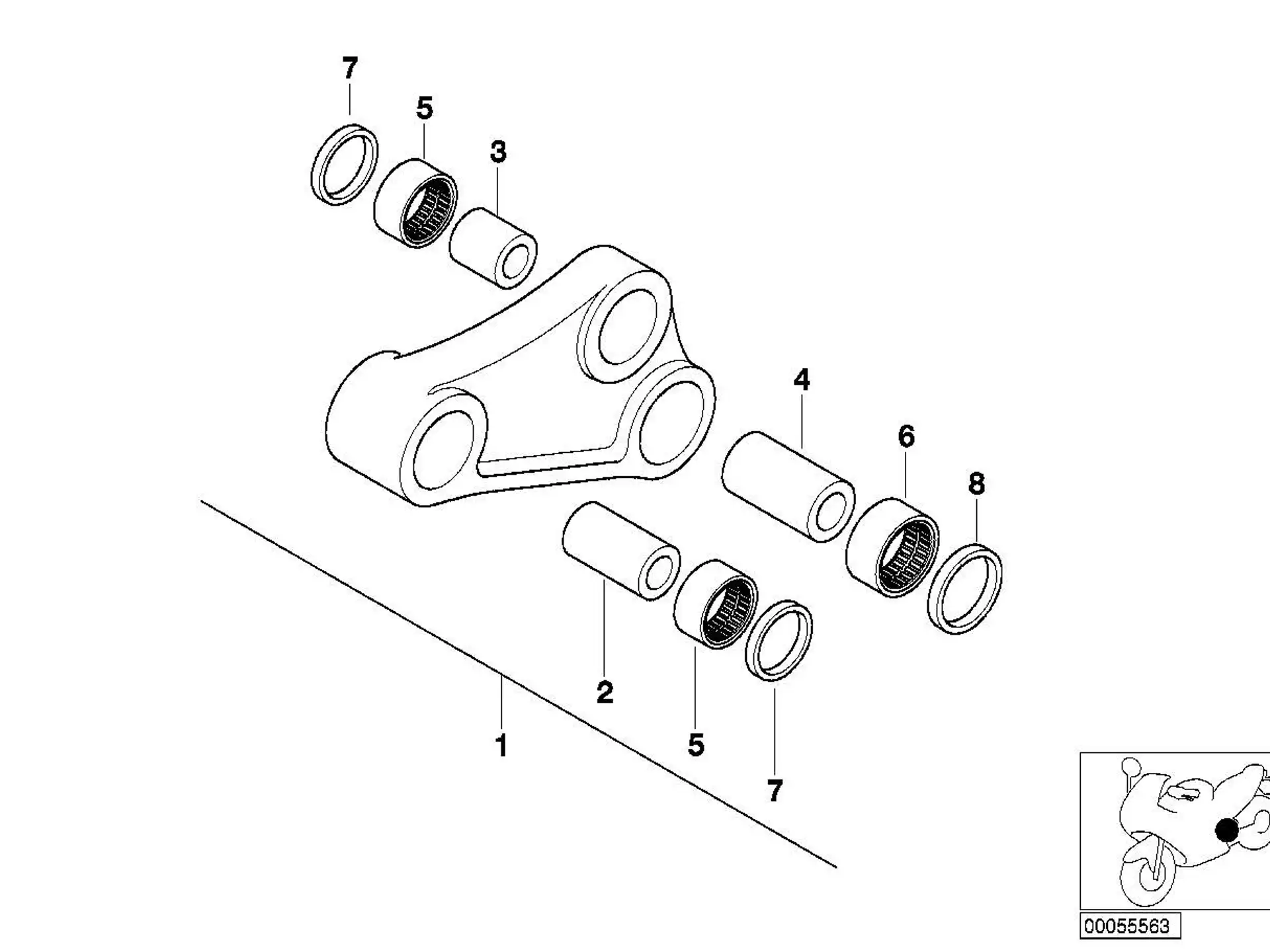 BMW Lagerbuchse R13 33537650101