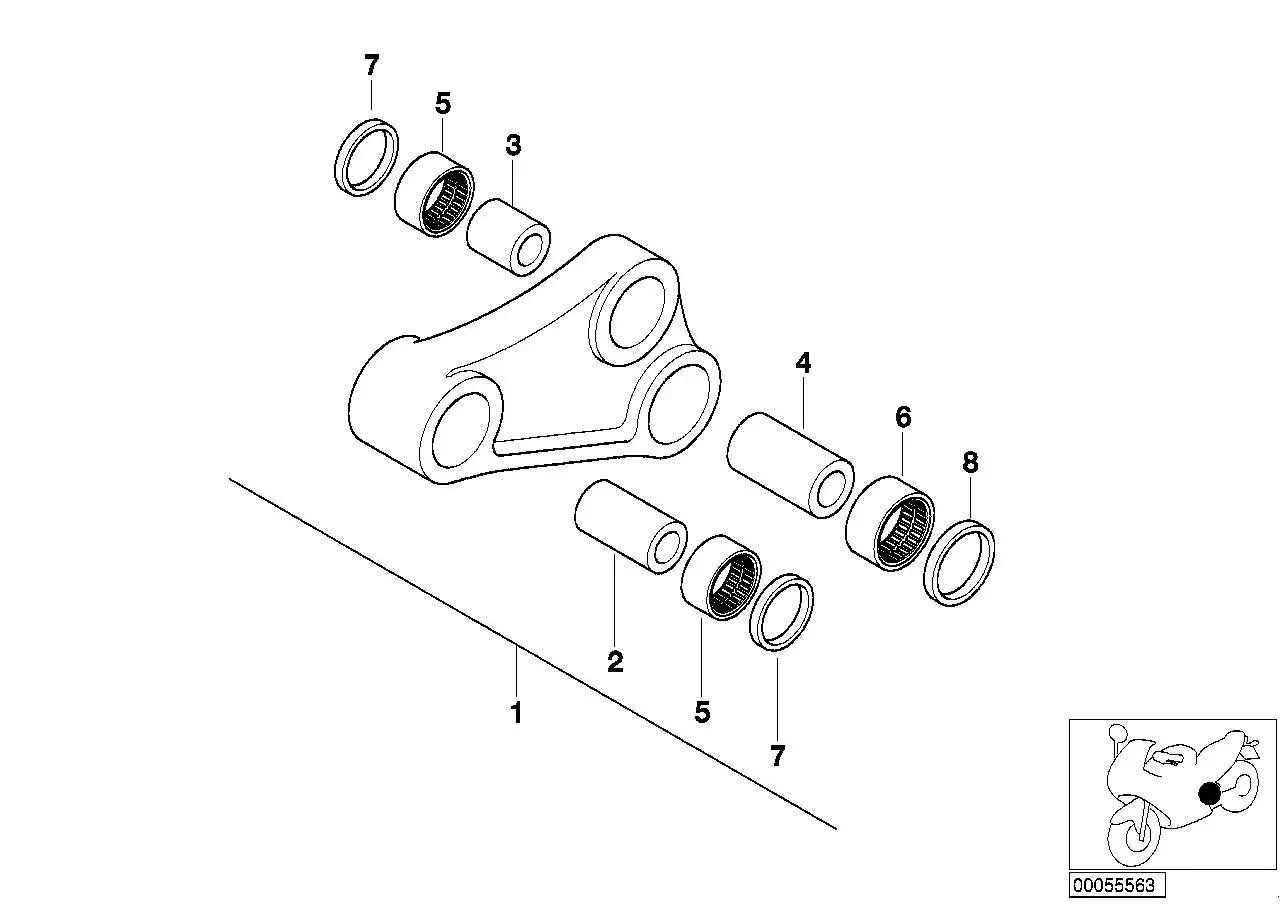 BMW Lagerbuchse R13 33537650099 - Bildposition 03