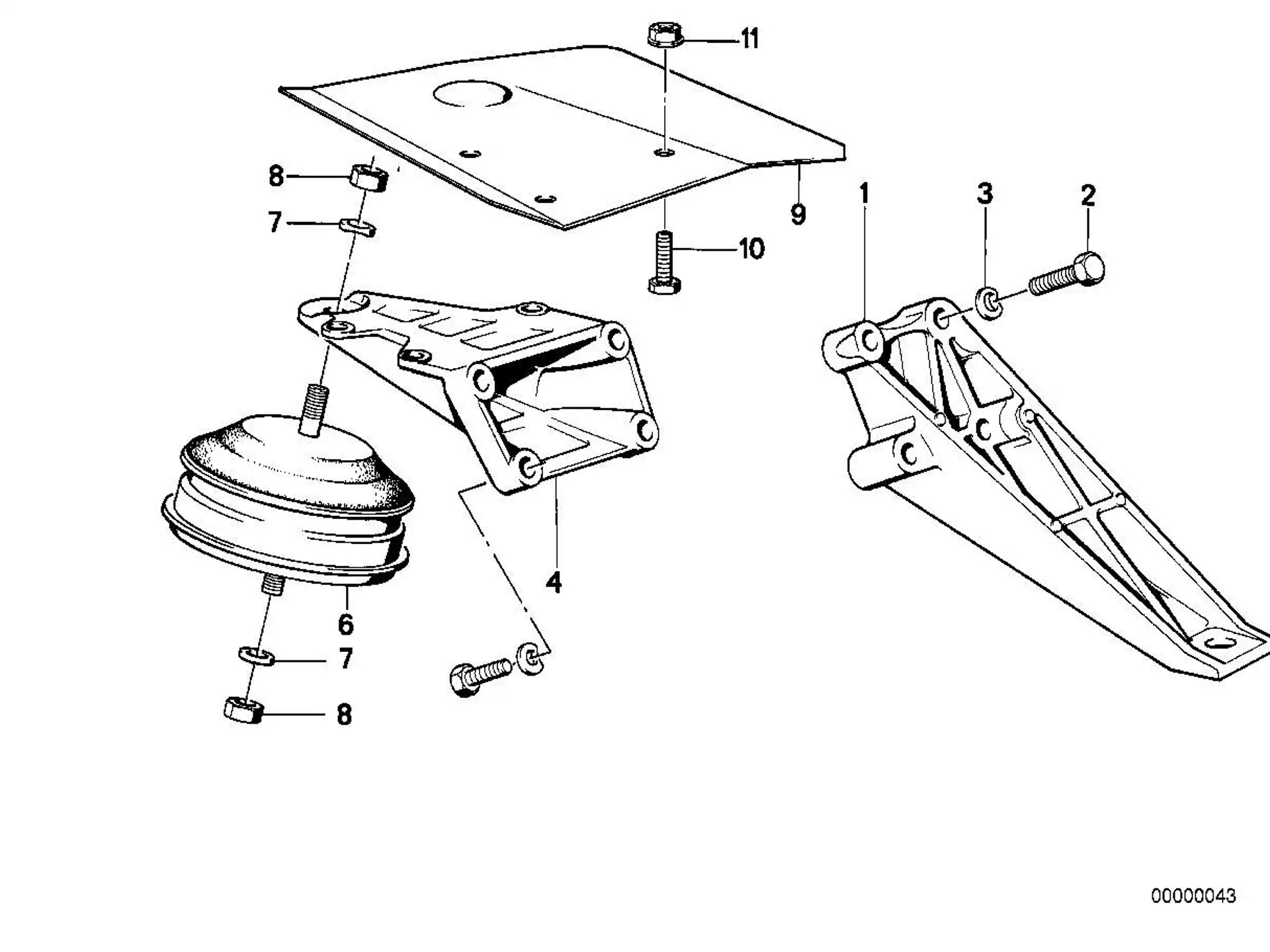 BMW Gummilager E30 11812225598