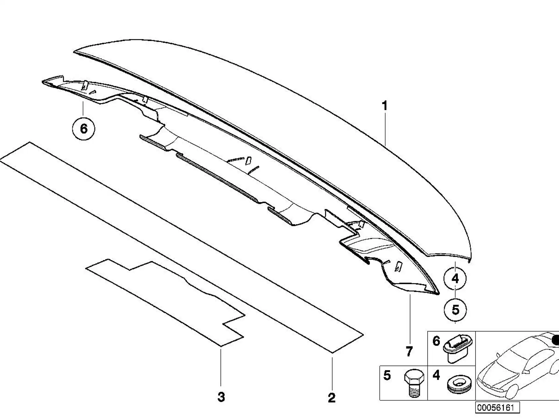 BMW Einsatz E38 E46 51498169428