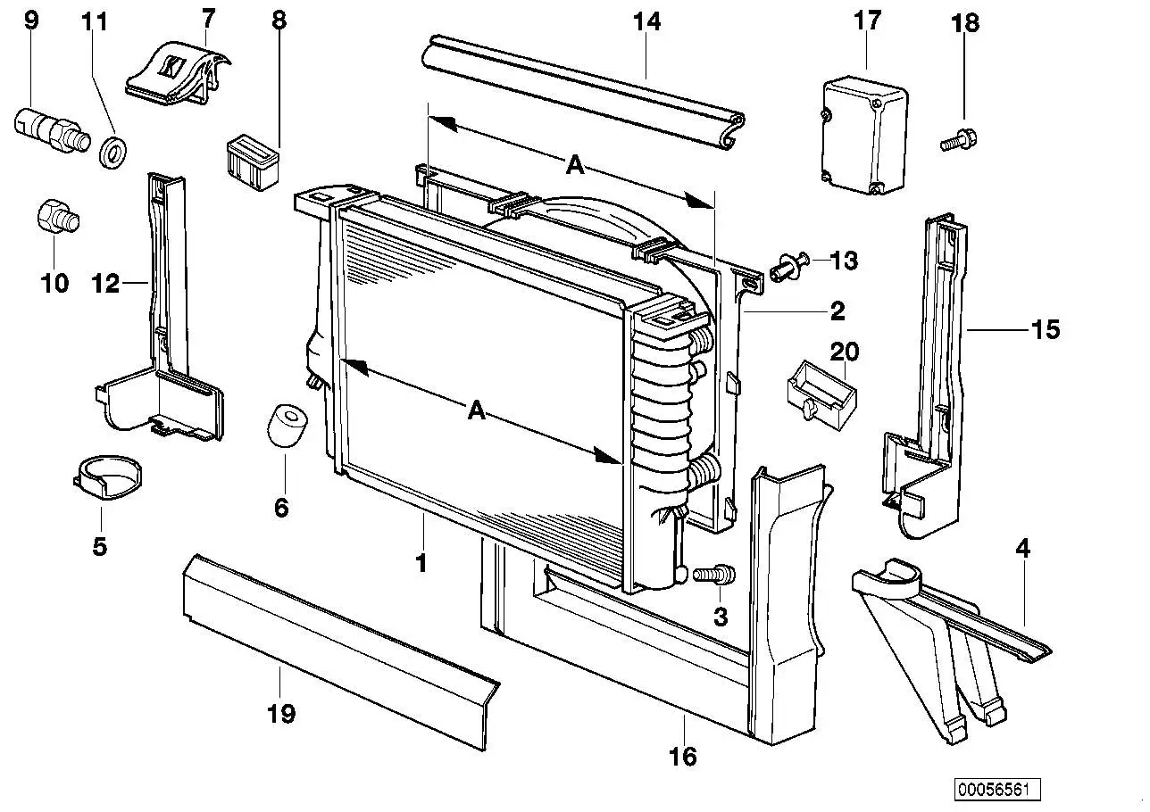 BMW Profildichtung E34 17111728779 - Bildposition 14