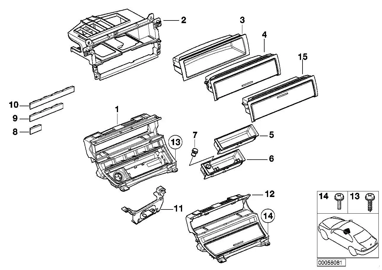 BMW Träger E46 51168202186 - 3er E46