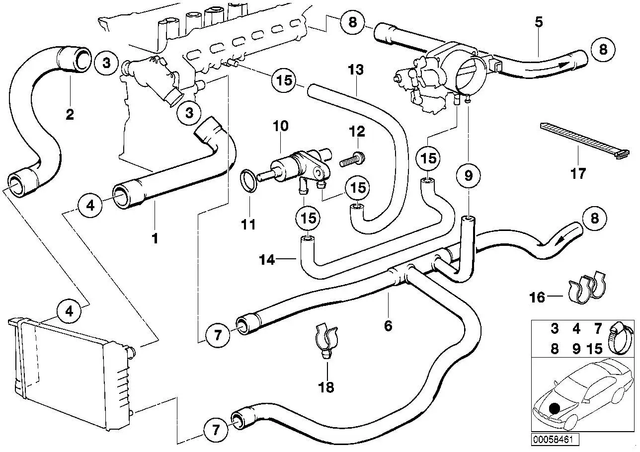 BMW O-Ring E34 E36 13541735380 - Bildposition 11