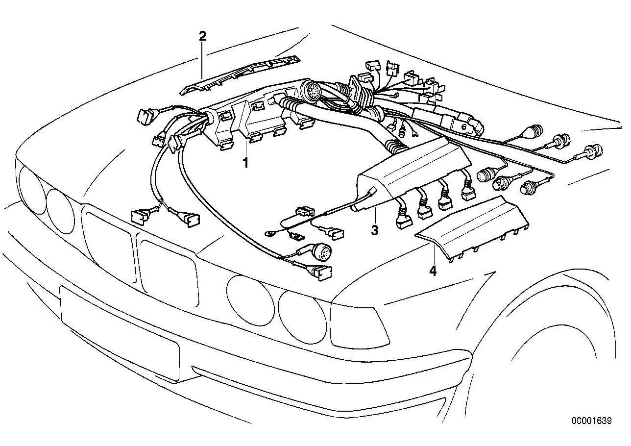 BMW Abdeckung Oberteil links E38 12521733393