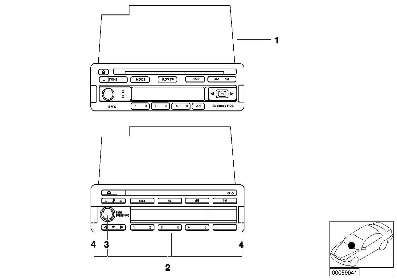 BMW Abdeckung E31 E32 E34 E36 65126907824