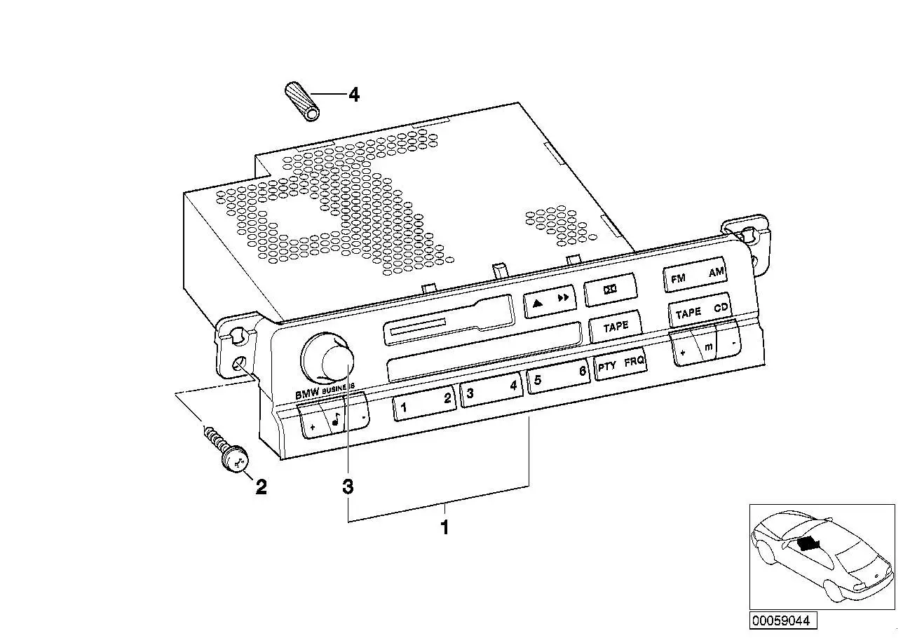 BMW Antennenadapterleitung E39 61126913955 - 5er E39