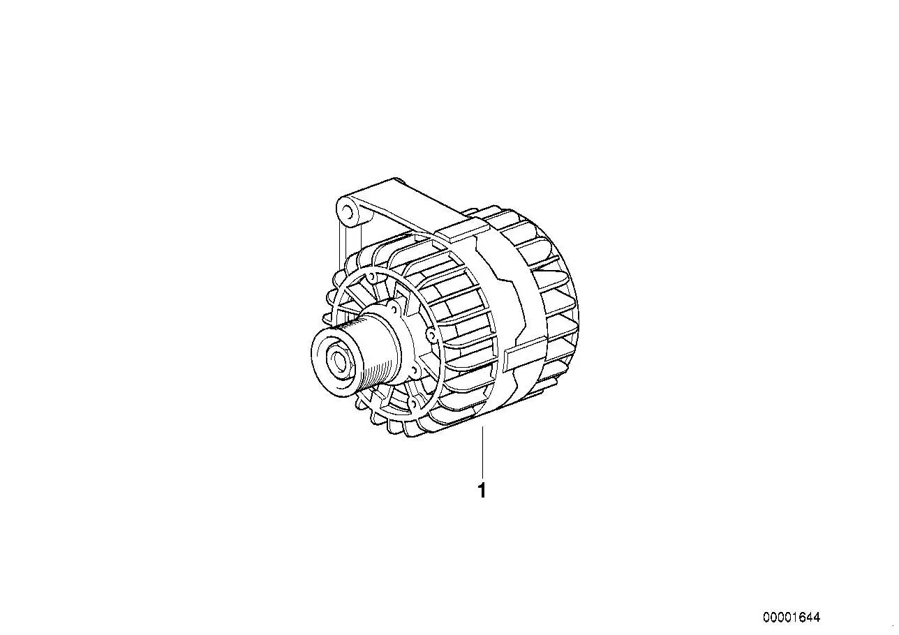 BMW Kompakt Generator E30 E36 12311247488 - Bildposition 01