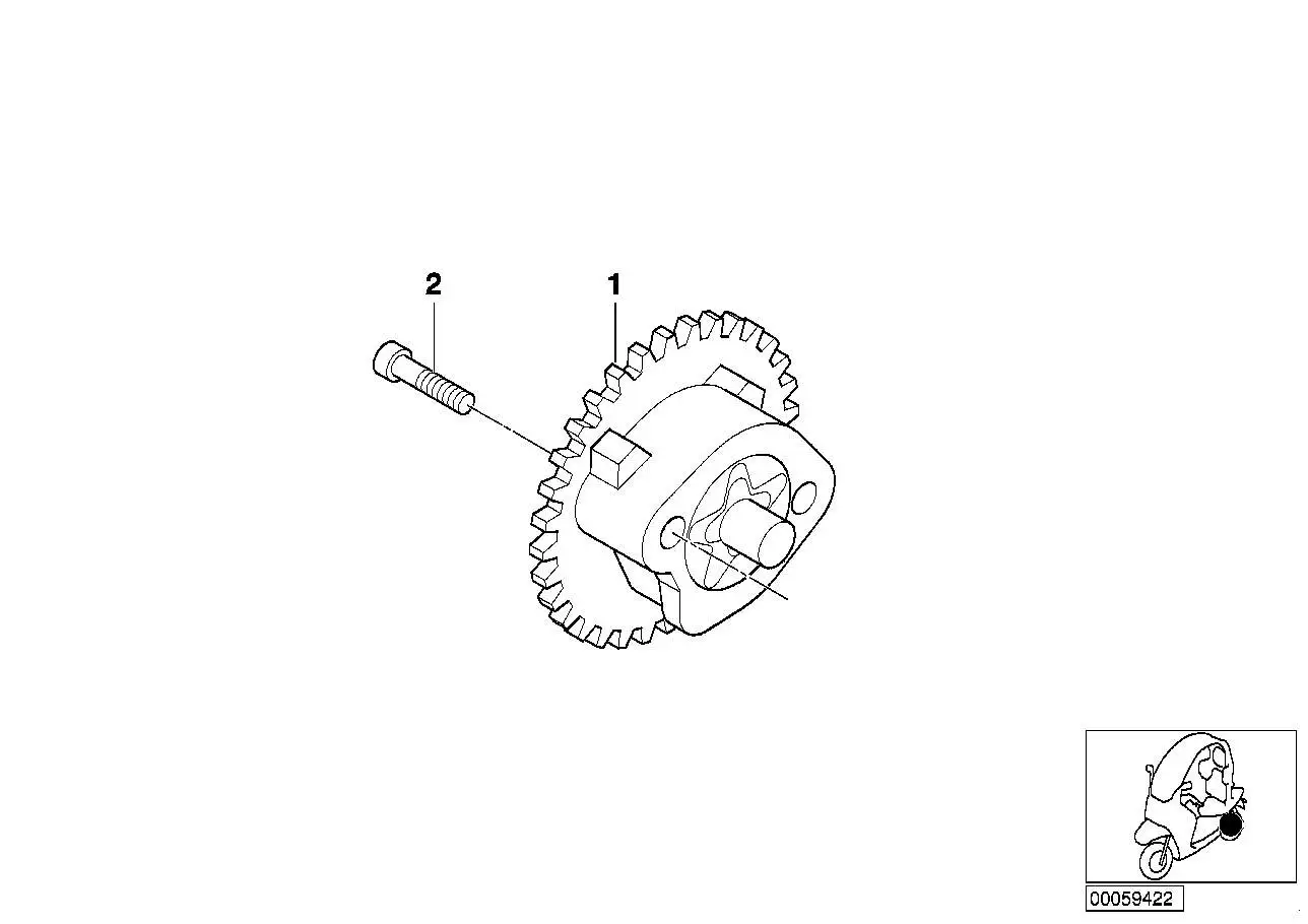 BMW Öldruckpumpe 11117655260