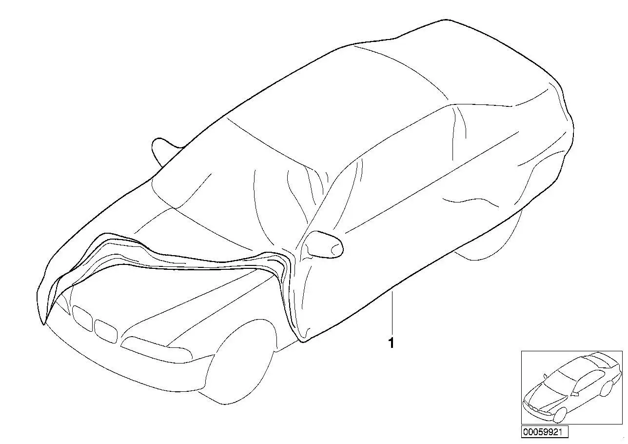BMW Abdeckhaube Outdoor 82150018228