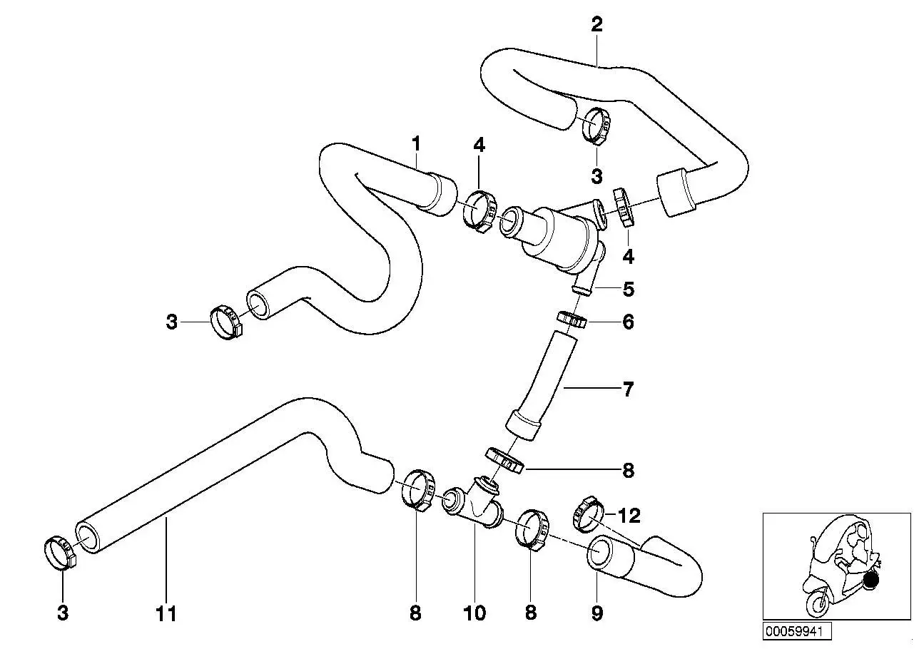 BMW Schlauchklemme 17127658988 - Bildposition 04