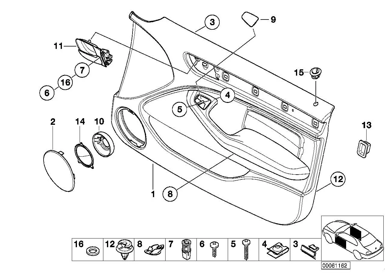 BMW Blende E46 51418213902 - Bildposition 09