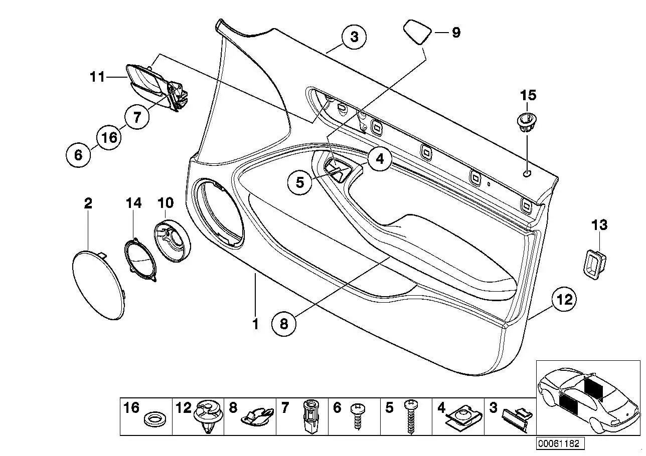BMW Stopfen E46 51418224397